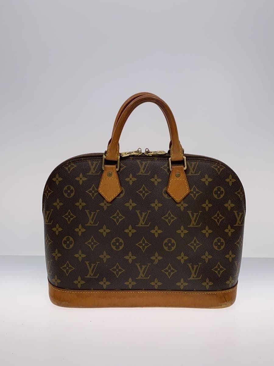LOUIS VUITTON 1) Alma Monogram Canvas PVC BRW M51130 3