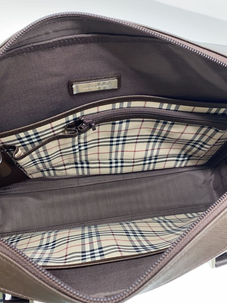 BURBERRY Briefcase PVC BRW Solid 4025 6
