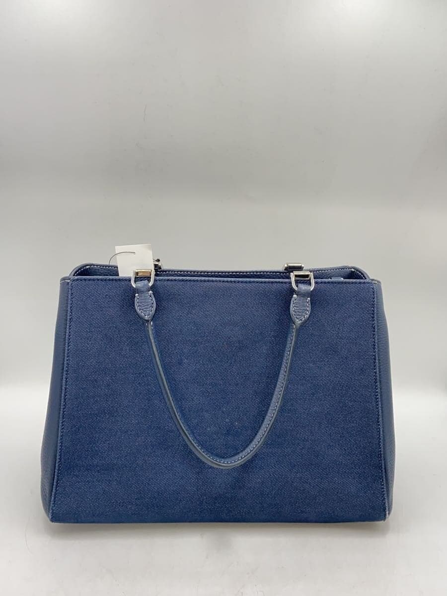 kate spade new york Cameron Denim Color Block Small Satchel 2-Way Shoulder Bag Denim Navy 3