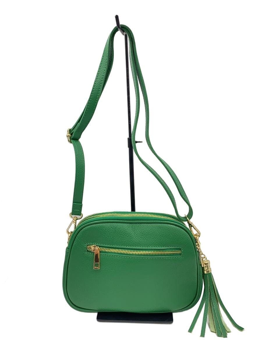 Other Brand BORSE IN PELLE Shoulder Bag GRN Solid