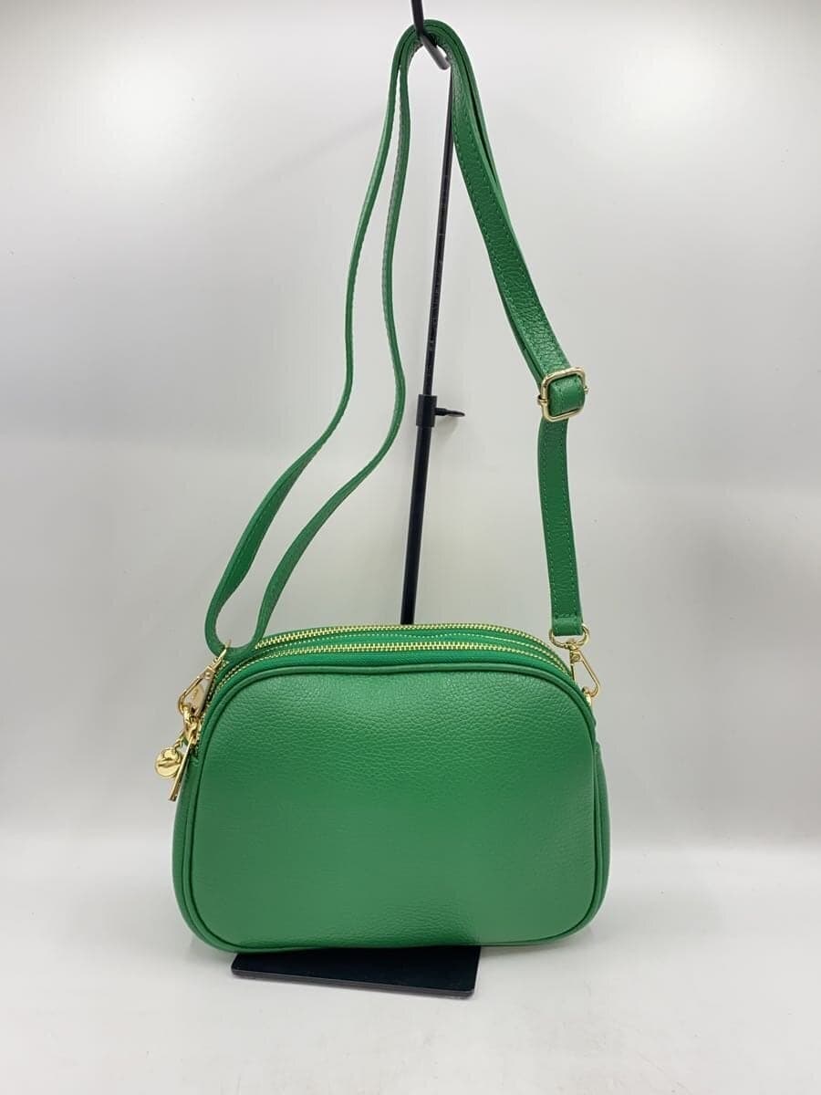 Other Brand BORSE IN PELLE Shoulder Bag GRN Solid 3