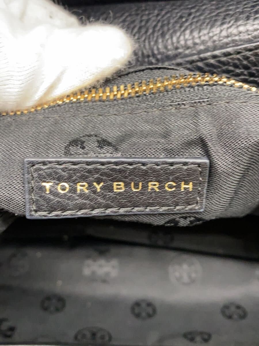 TORY BURCH Handbag Leather BLK 5