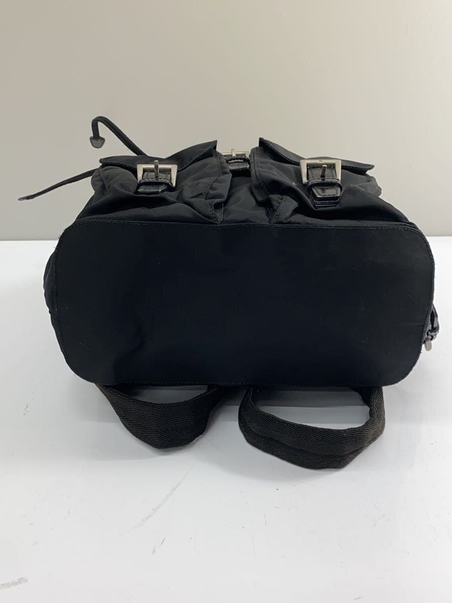 PRADA Backpack Nylon BLK B6677 4