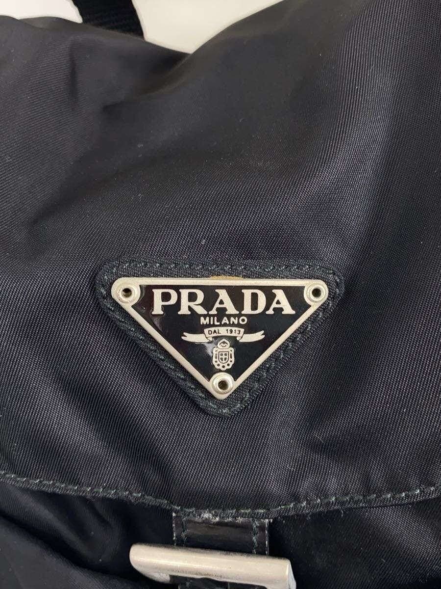 PRADA Backpack Nylon BLK B6677 5