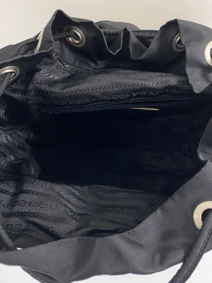 PRADA Backpack Nylon BLK B6677 6