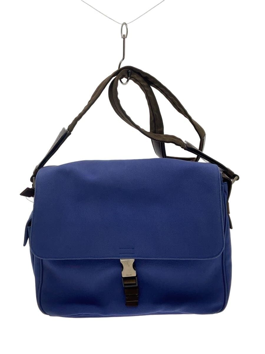 PRADA Shoulder Bag NVY Solid