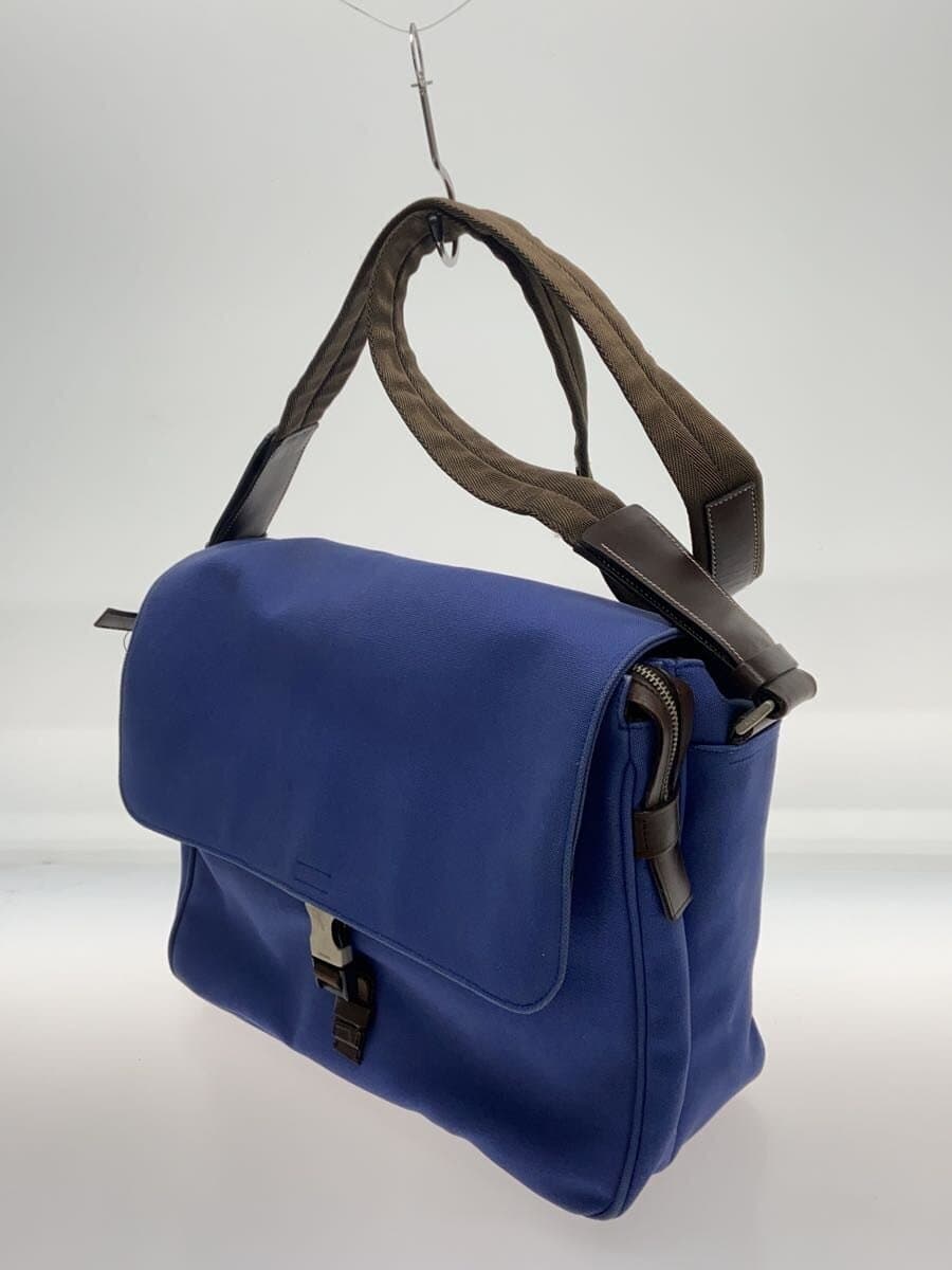 PRADA Shoulder Bag NVY Solid 2