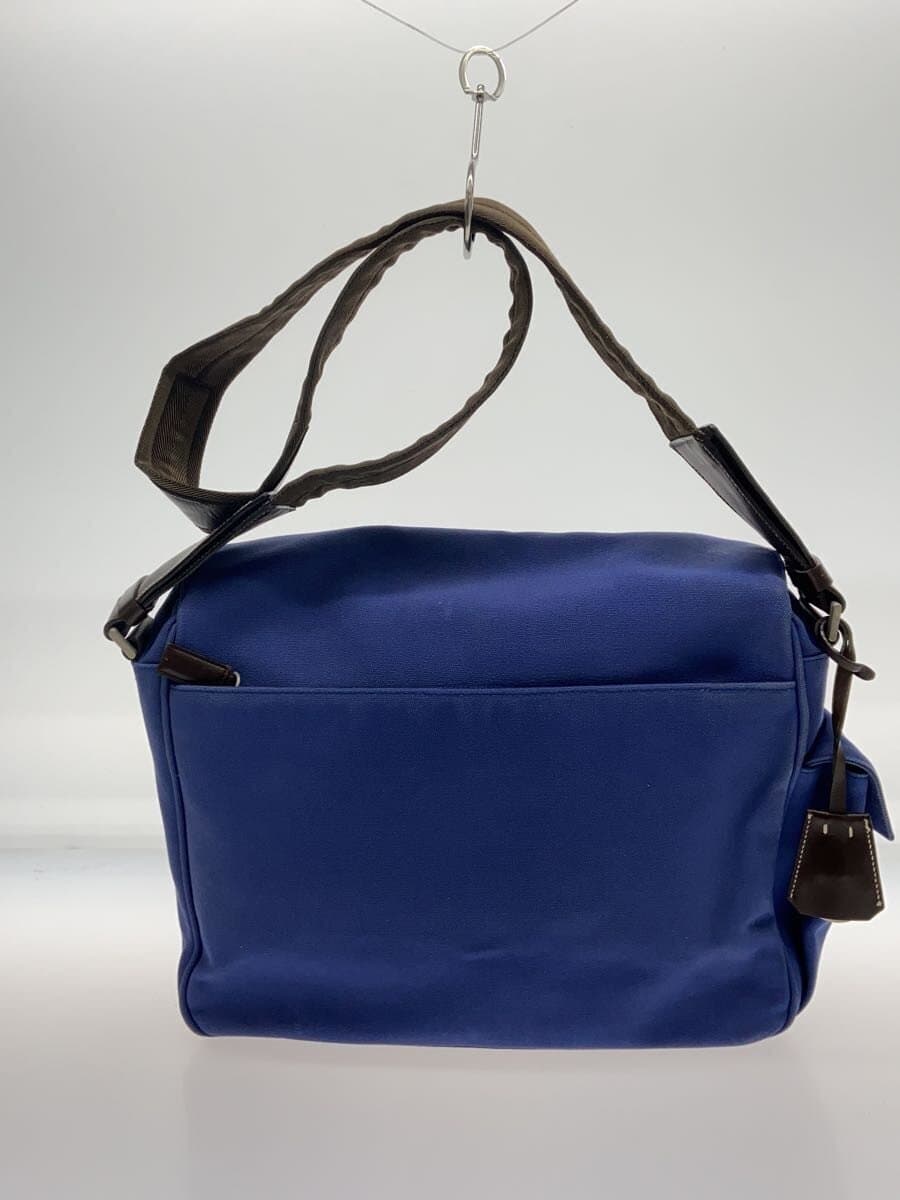 PRADA Shoulder Bag NVY Solid 3