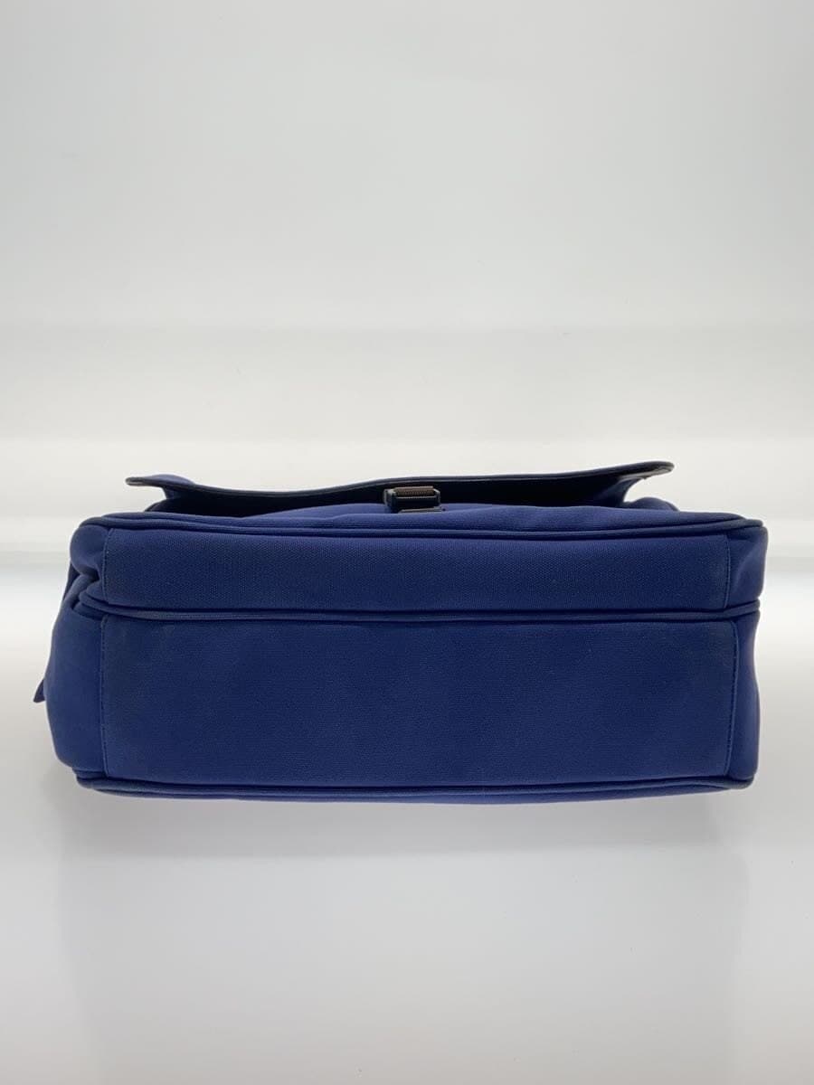 PRADA Shoulder Bag NVY Solid 4