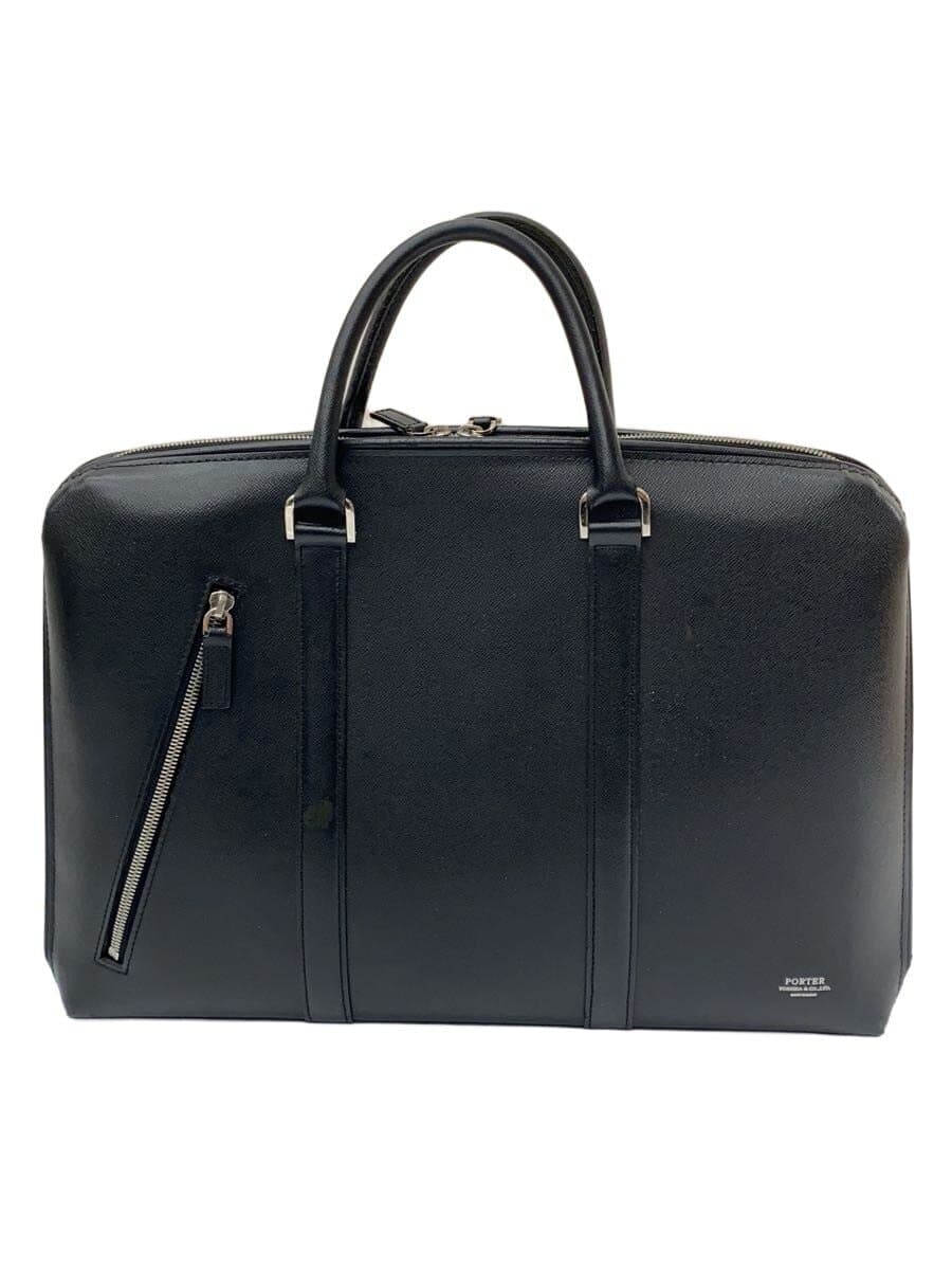 PORTER Bag Leather BLK Solid