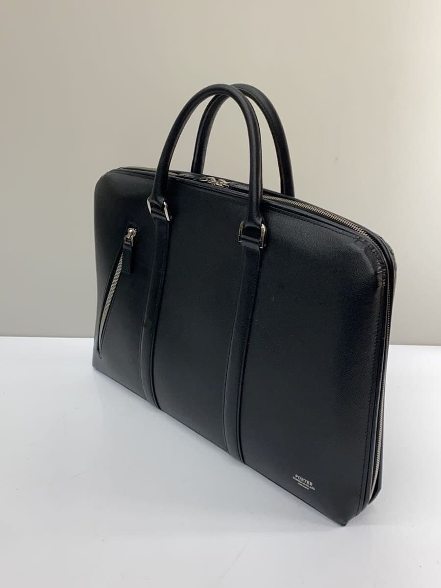 PORTER Bag Leather BLK Solid 2