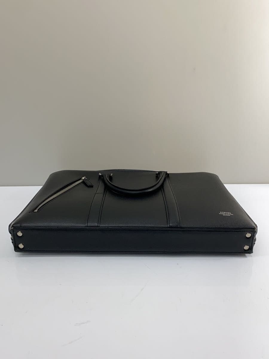 PORTER Bag Leather BLK Solid 4