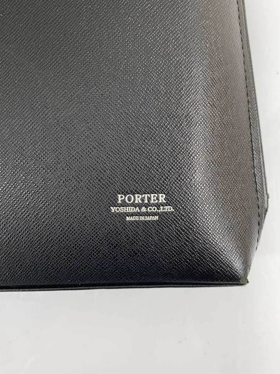 PORTER Bag Leather BLK Solid 5