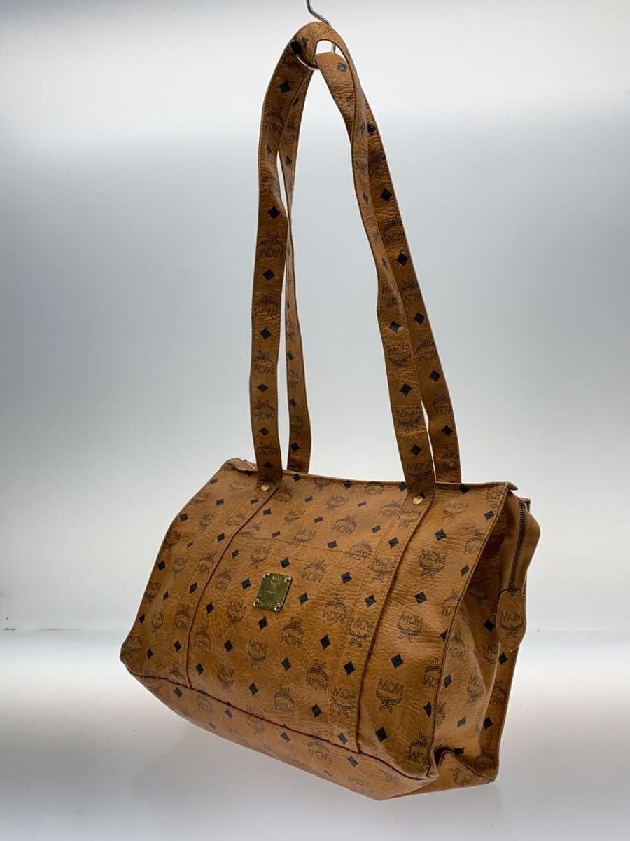 MCM tote bag leather BRW all-over pattern S6502 2