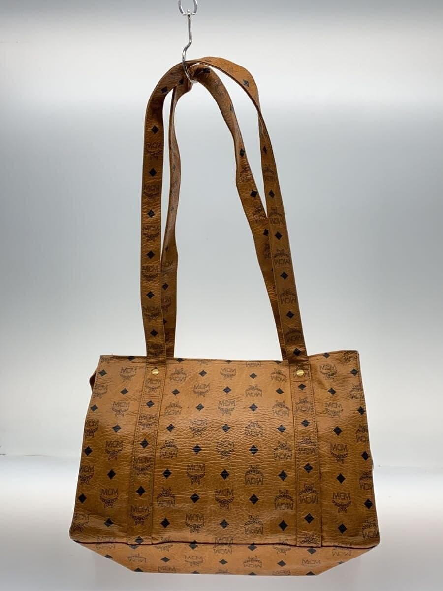 MCM tote bag leather BRW all-over pattern S6502 3