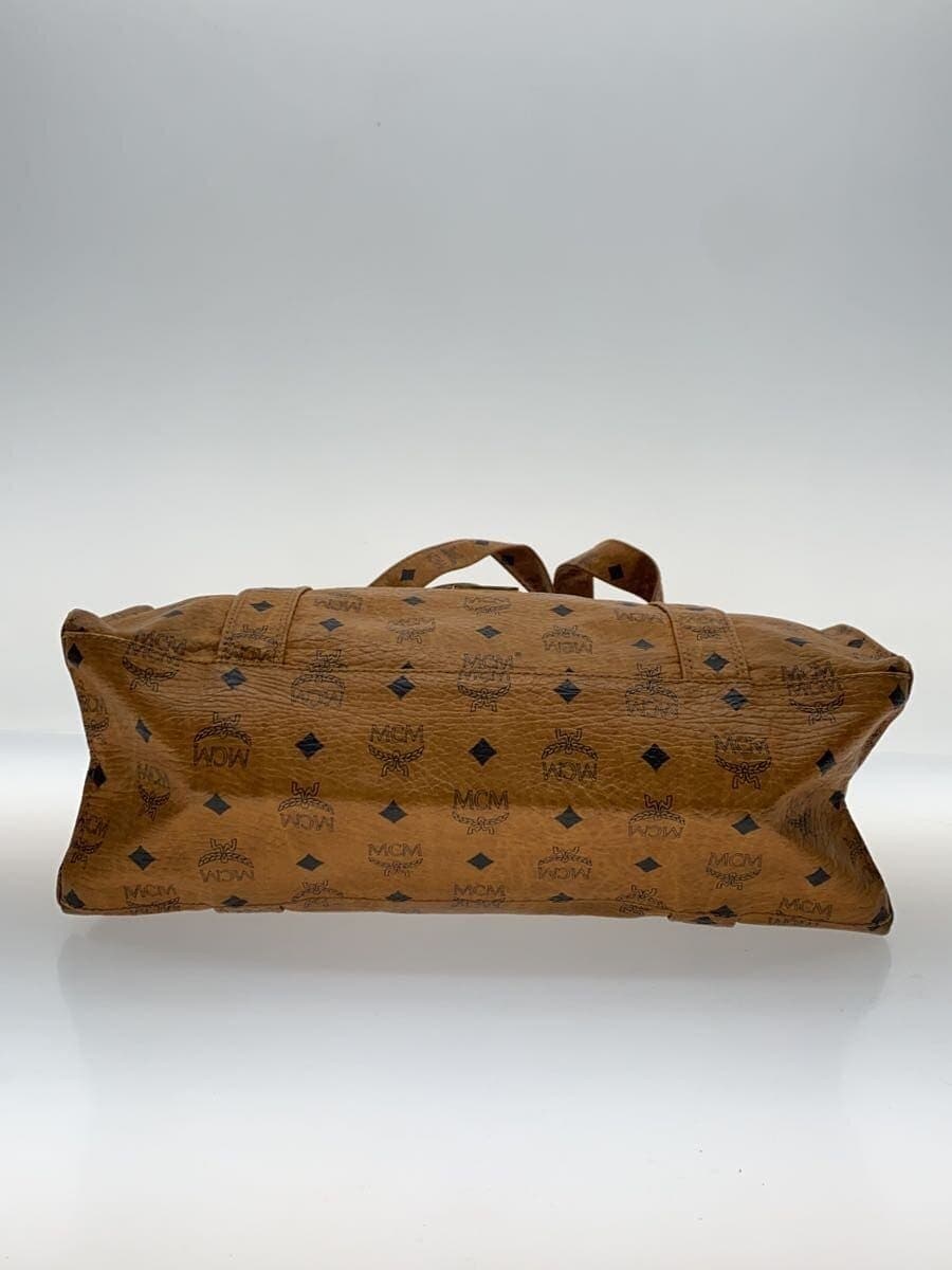 MCM tote bag leather BRW all-over pattern S6502 4