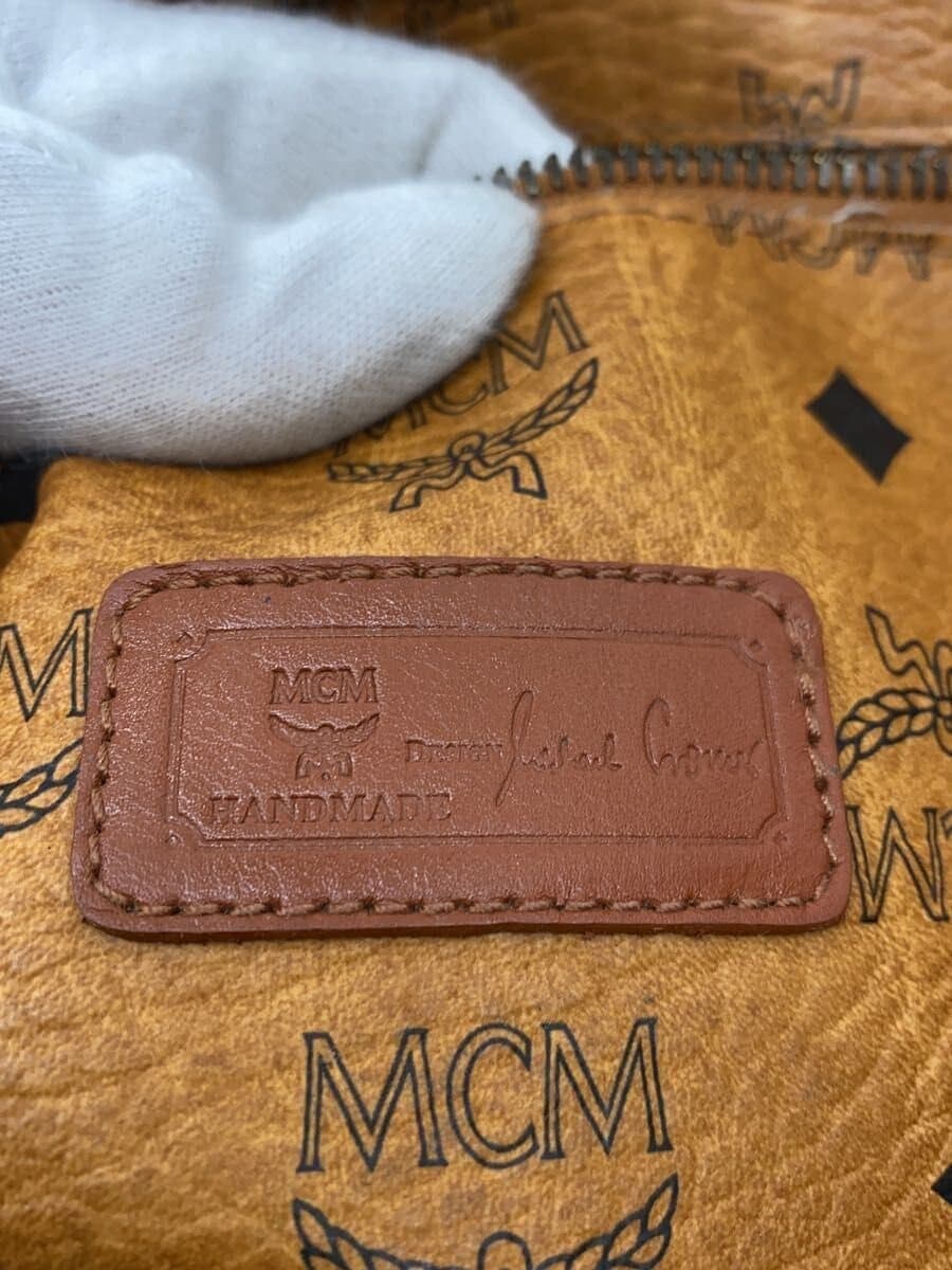 MCM tote bag leather BRW all-over pattern S6502 5