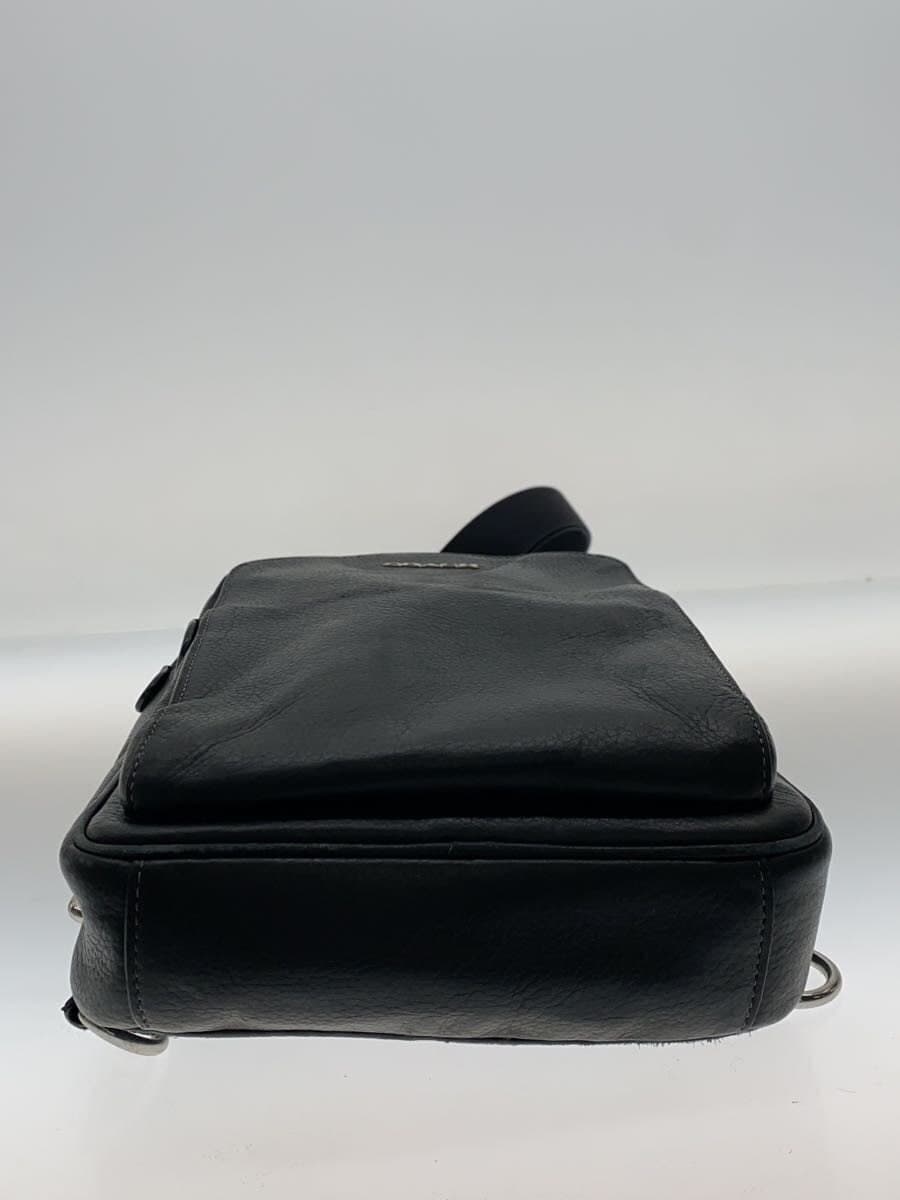 COACH Shoulder Bag Leather Black CQ669 4