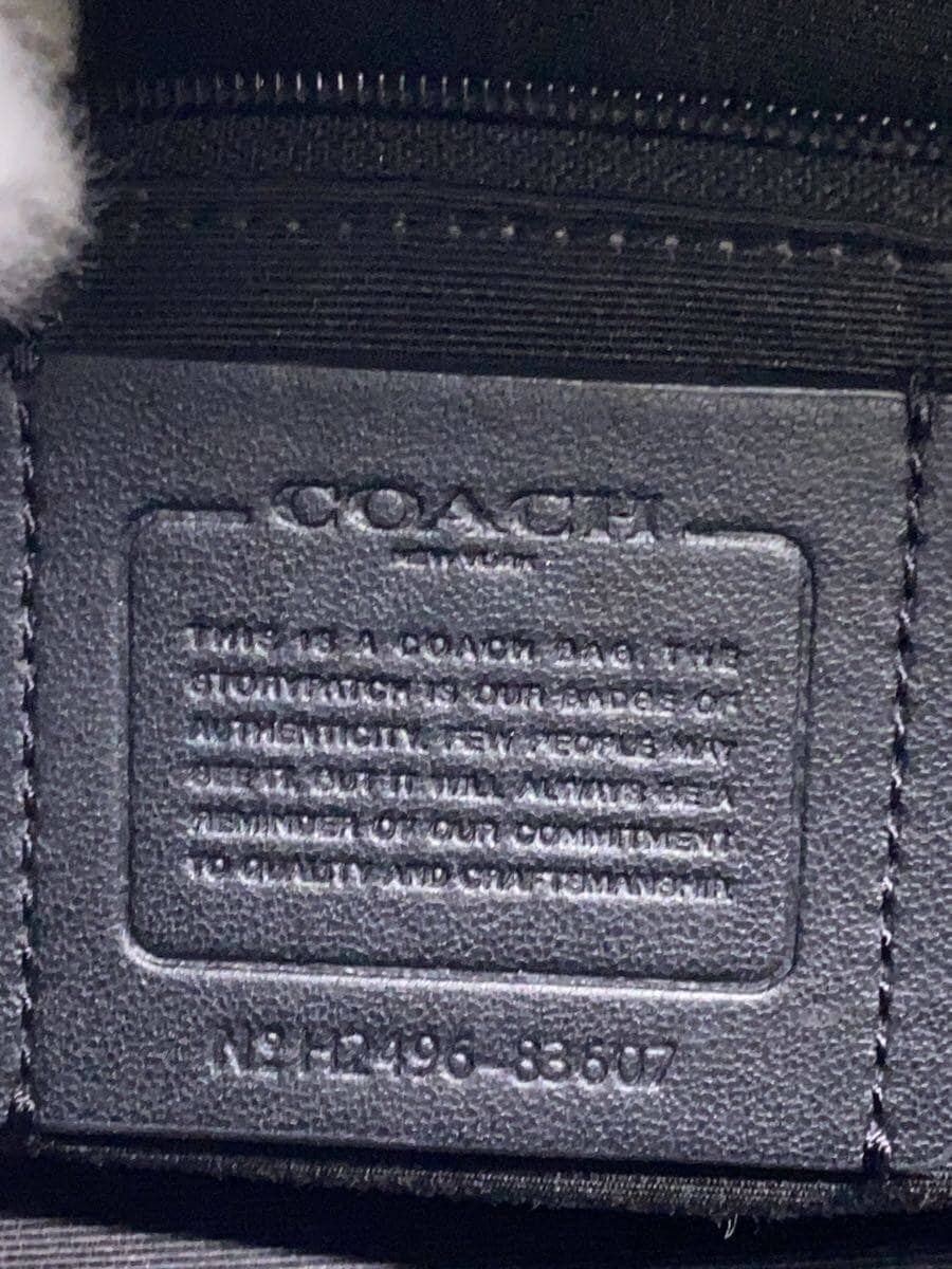 COACH Shoulder Bag PVC BRW All-over Print 83607 5