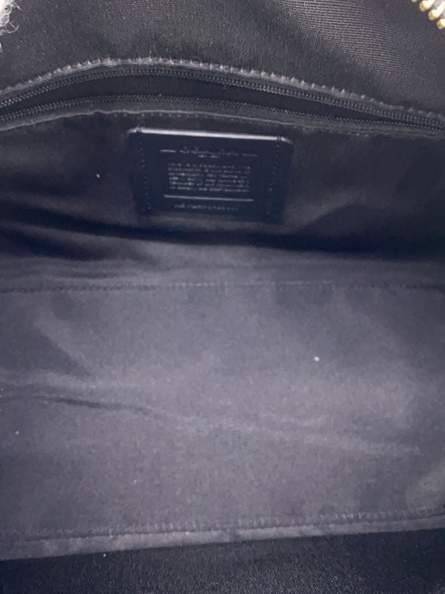 COACH Shoulder Bag PVC BRW All-over Print 83607 6