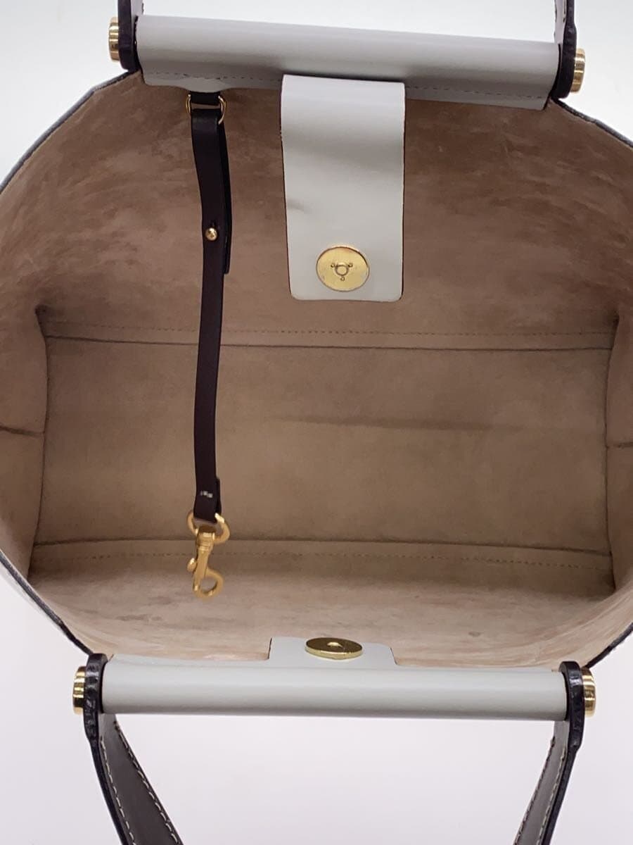 IACUCCI tote bag leather WHT 6