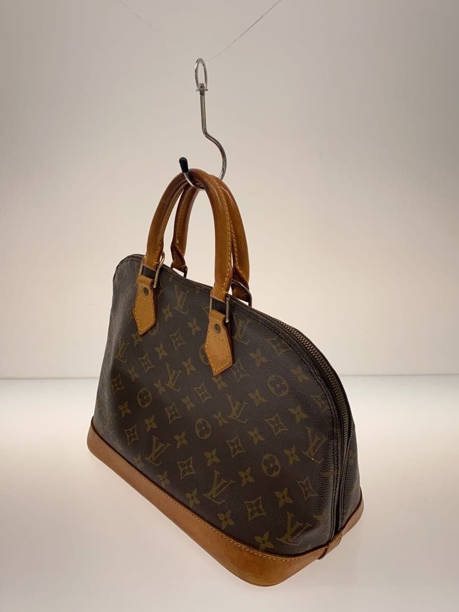 LOUIS VUITTON 1) Alma Monogram Canvas PVC BRW M51130 2