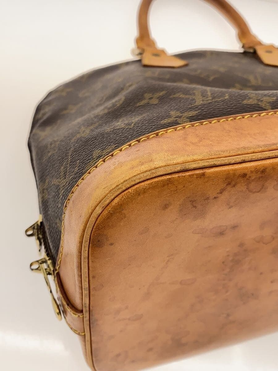 LOUIS VUITTON 1) Alma Monogram Canvas PVC BRW M51130 7