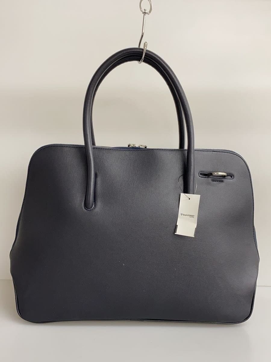 Pid Business Bag Leather Navy 3