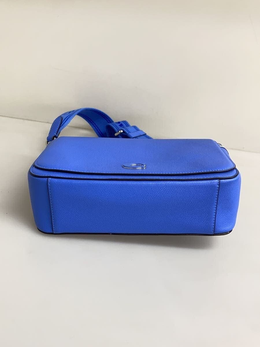 COACH2-Way Shoulder Bag Crossbody Extra Strap BLU CJ843 4