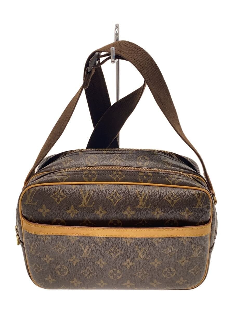 LOUIS VUITTON Reporter PM Monogram Canvas PVC BRW M45254