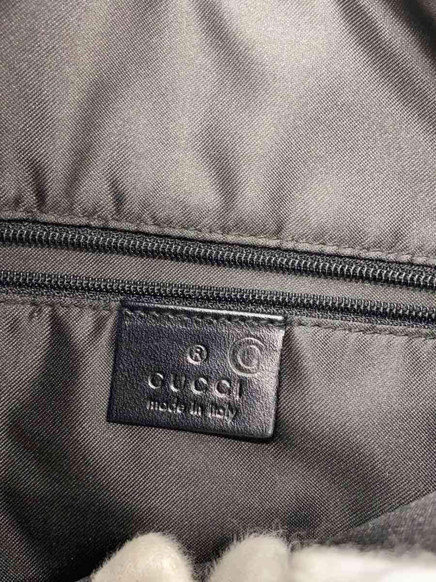 GUCCI Handbag Canvas Black Solid 001 8766 5