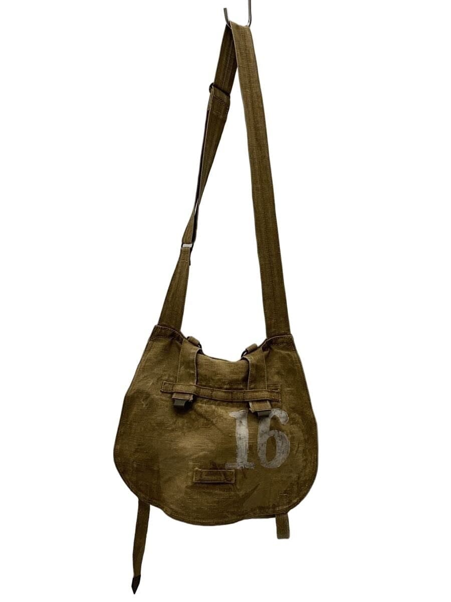 MILITARY Shoulder Bag Cotton KHK Solid