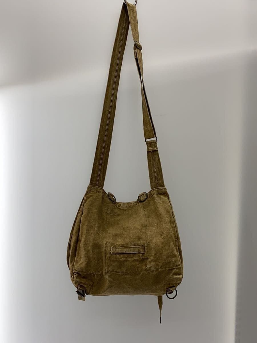 MILITARY Shoulder Bag Cotton KHK Solid 3