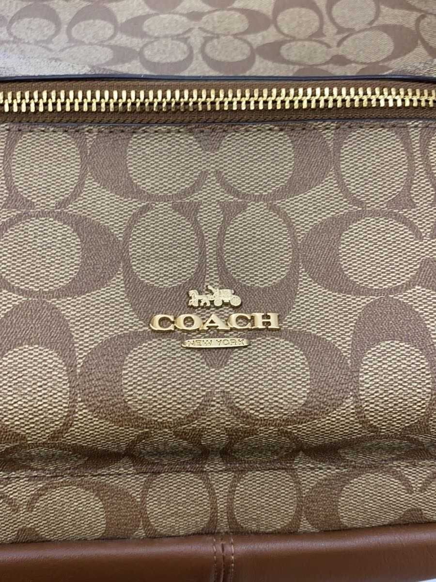 COACH Backpack PVC BEG All Over Pattern F32200 5