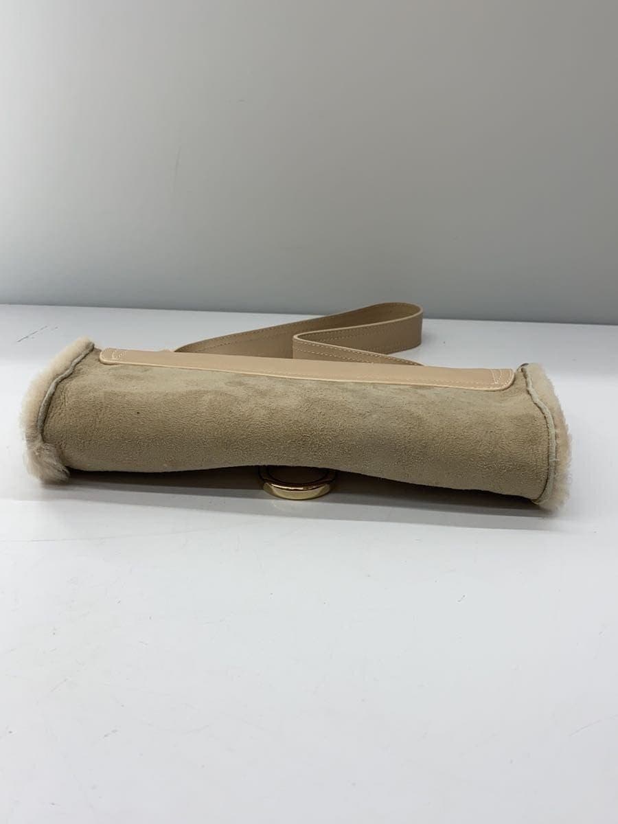 Salvatore Ferragamo Shoulder Bag Leather BEG ez-21 4887 4