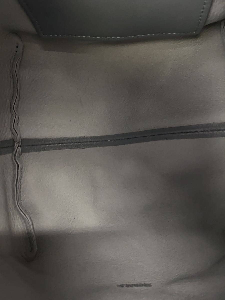 JIL SANDER Shoulder Bag Leather BLU Solid 6