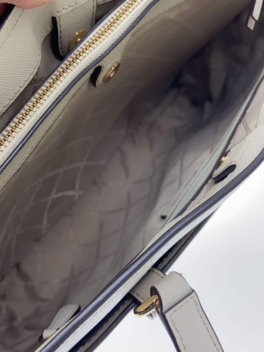 MICHAEL KORS Tote Bag Leather BEG Solid 6