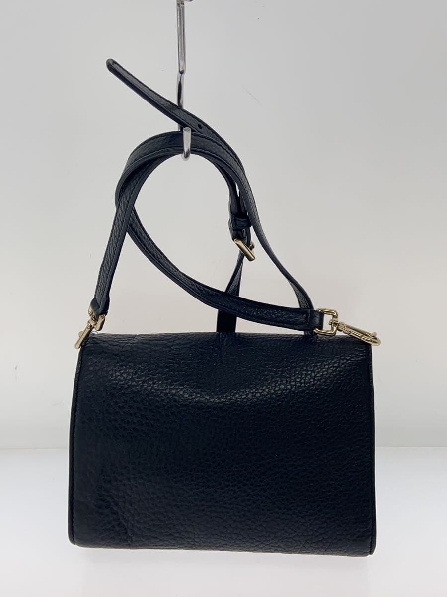 TORY BURCH Shoulder Bag Leather BLK Solid 3