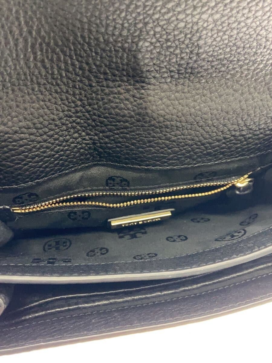 TORY BURCH Shoulder Bag Leather BLK Solid 6