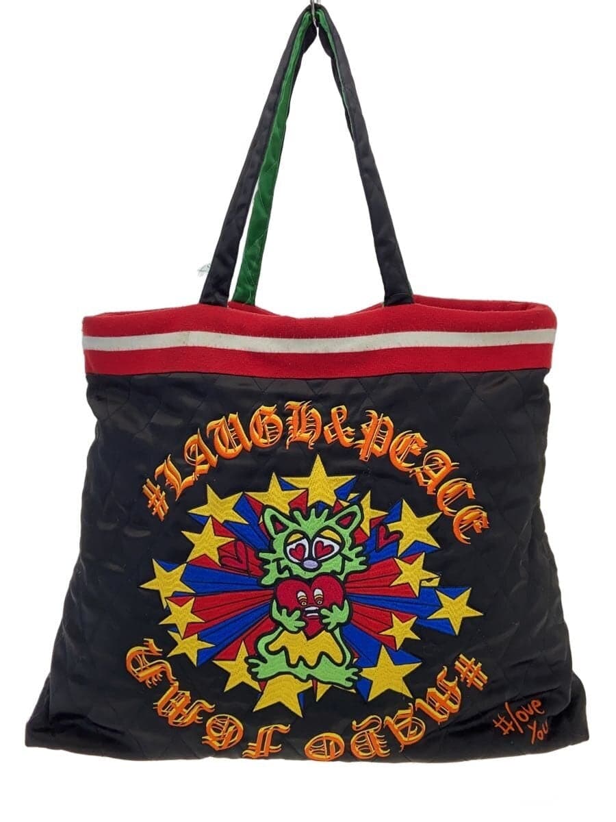 MAYO tote bag -- BLK all-over pattern