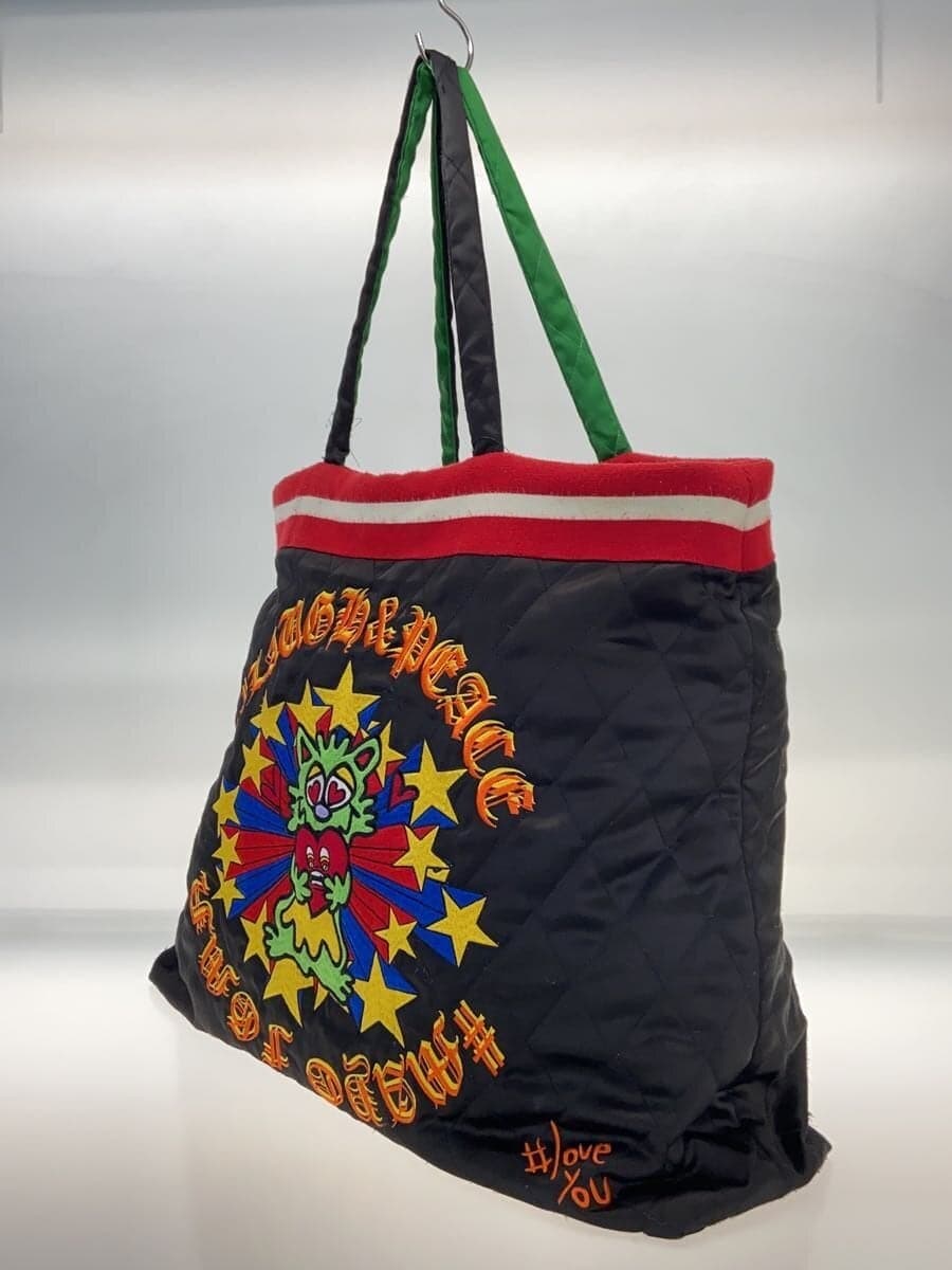 MAYO tote bag -- BLK all-over pattern 2