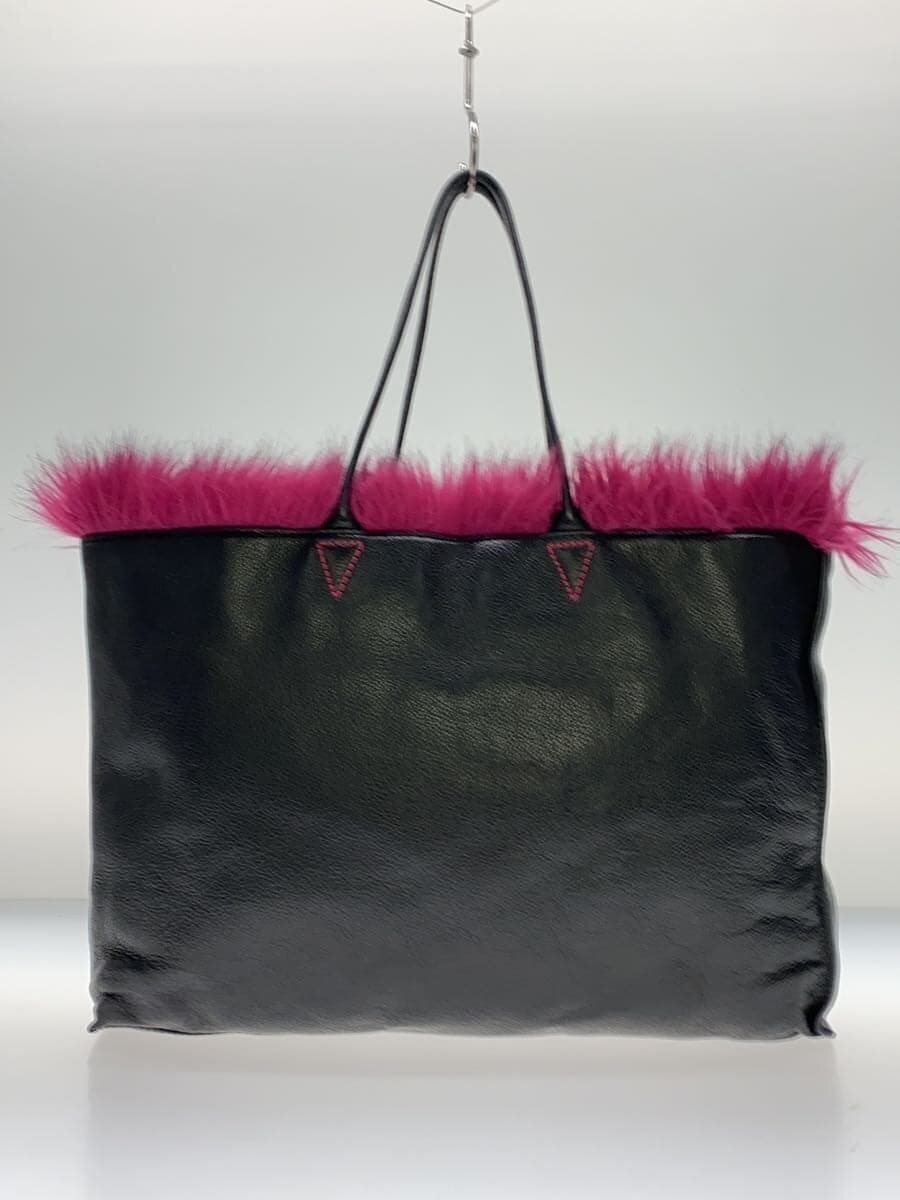 DIESEL handbag leather black plain 3