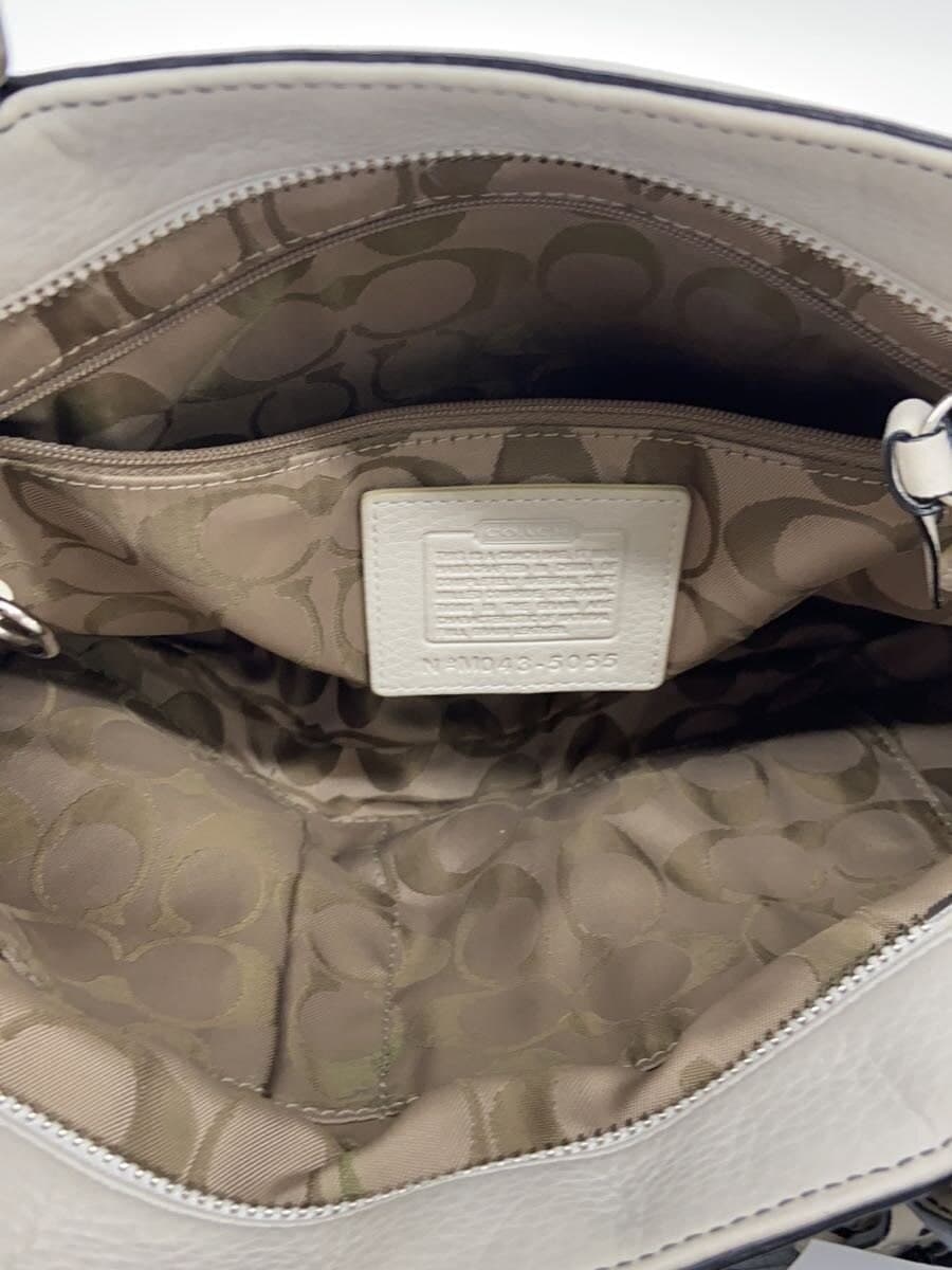 COACH bag leather CRM 5055 6