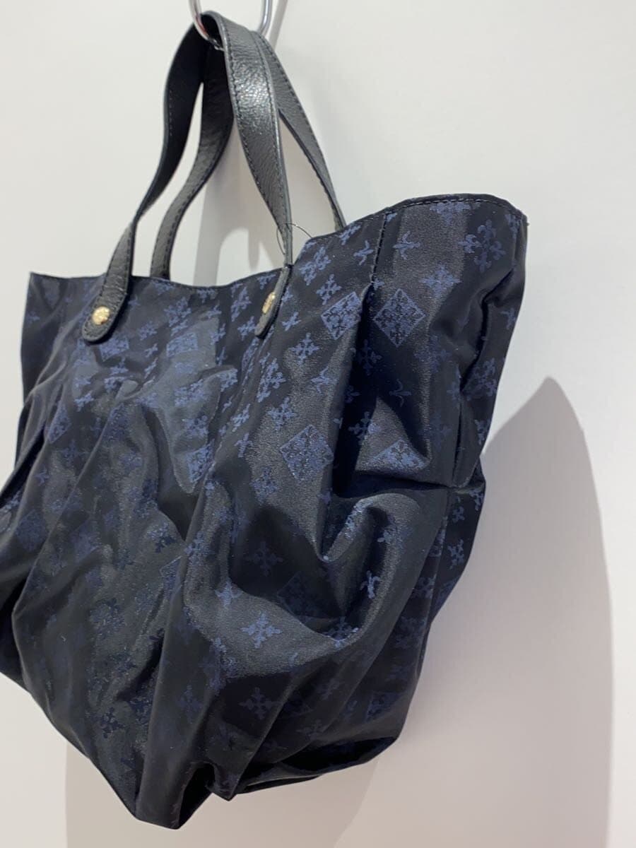 russet Tote Bag NVY All Over Pattern 2