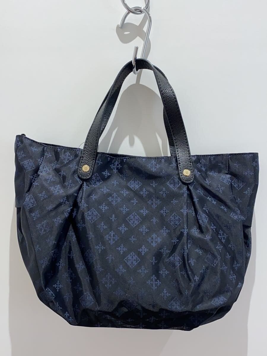 russet Tote Bag NVY All Over Pattern 3