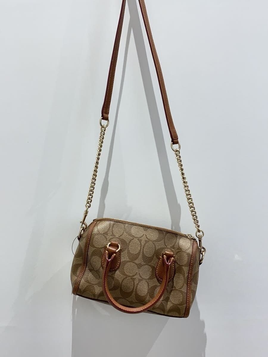 COACH Shoulder Bag BRW All Over Pattern f34084 3