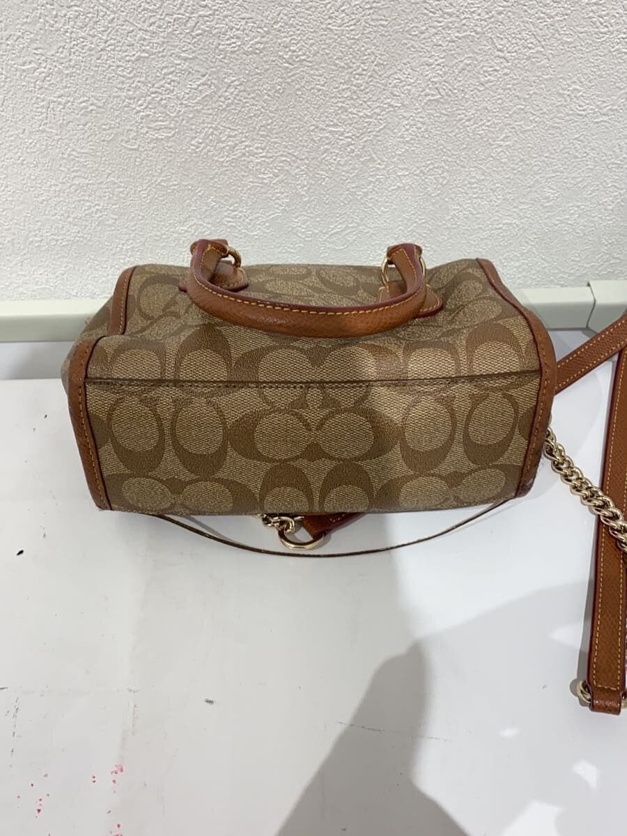 COACH Shoulder Bag BRW All Over Pattern f34084 4