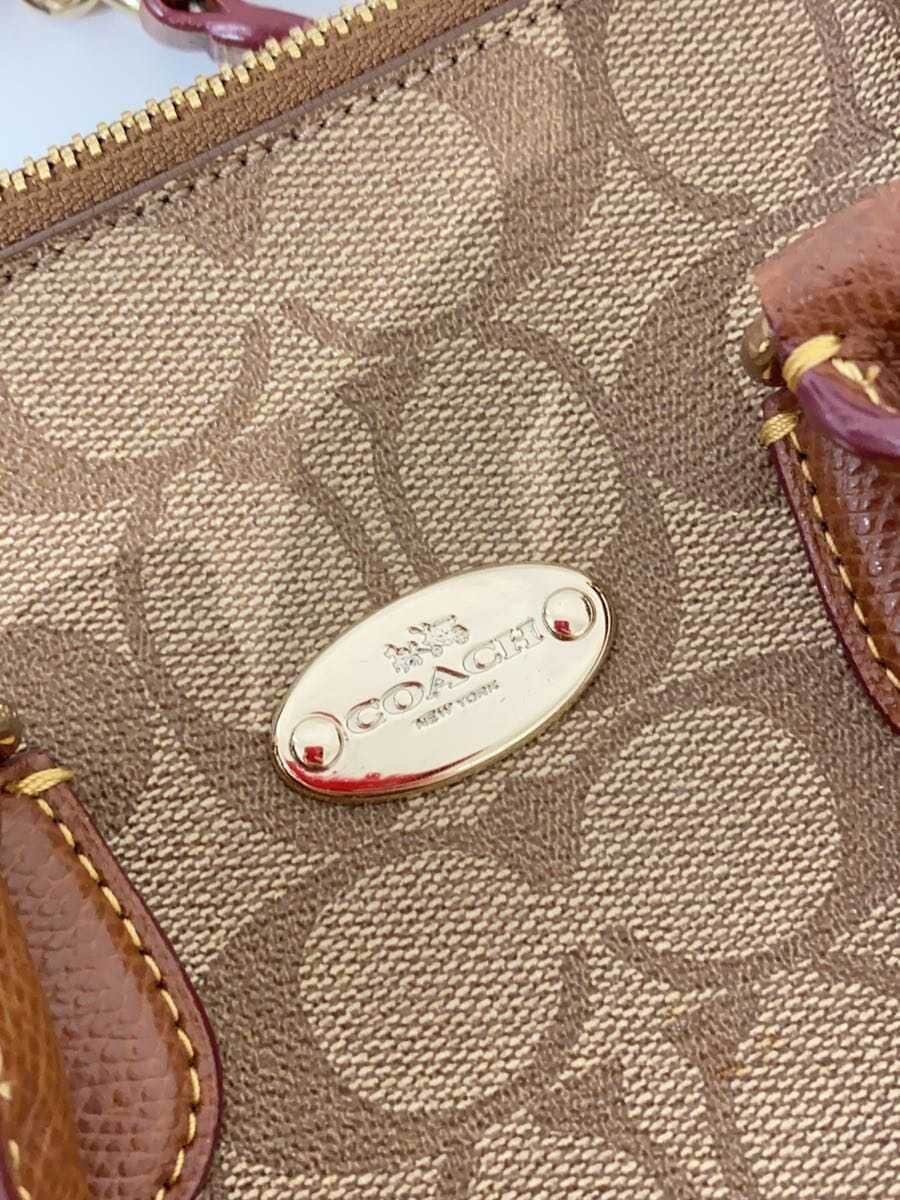 COACH Shoulder Bag BRW All Over Pattern f34084 5