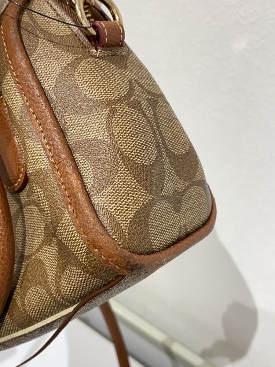 COACH Shoulder Bag BRW All Over Pattern f34084 8