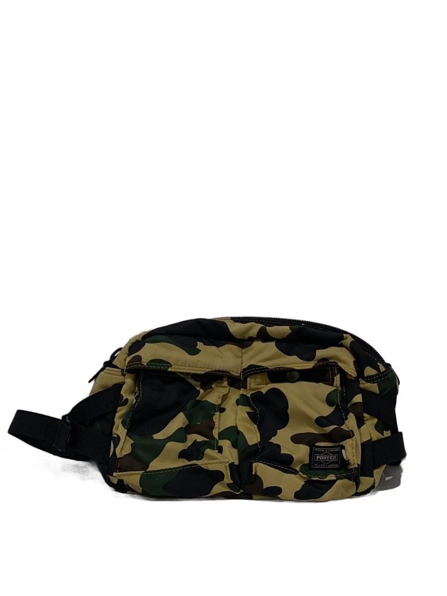 PORTER × A BATHING APE Waist Bag -- KHK Camouflage